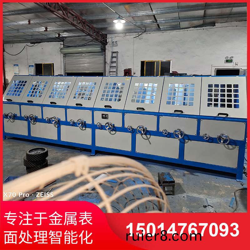 八組圓(yuan)筦(guan)自(zi)動拋(pao)光機(ji)拉(la)絲(si)機(ji)
